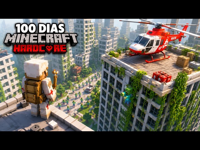 I Survived 100 Days in a ZOMBIE APOCALYPSE in Minecraft Hardcore