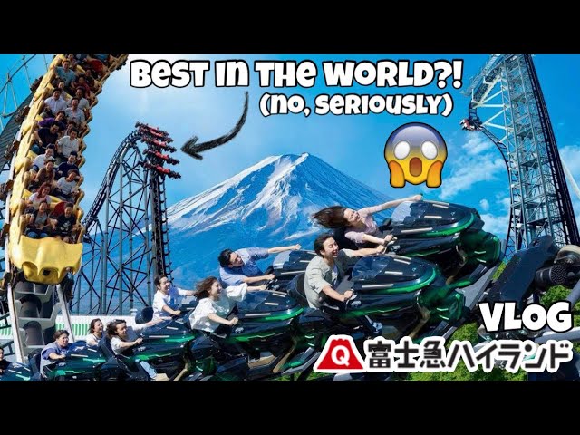 Riding Japan’s CRAZIEST Roller Coasters?! Fuji-Q Highland - Fujiyoshida, Japan | VLOG [2025]