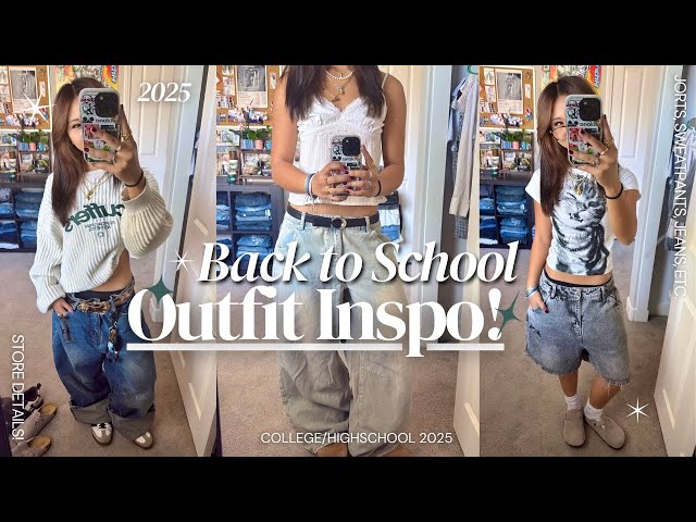 10 BACK-TO-SCHOOL Outfit Ideas 📚 ✩