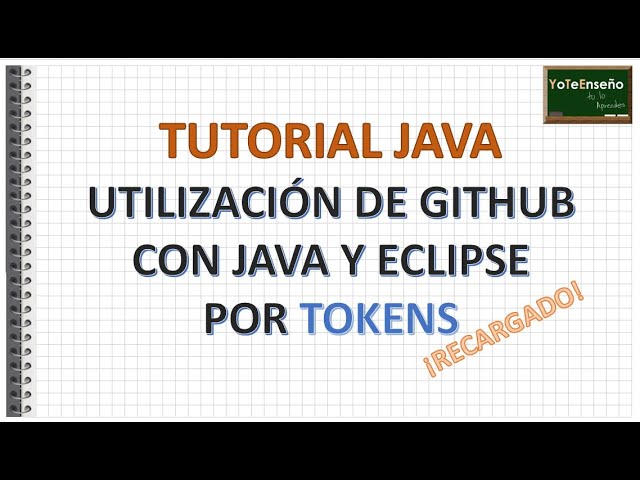 Utilización Github en Eclipse con Tokens