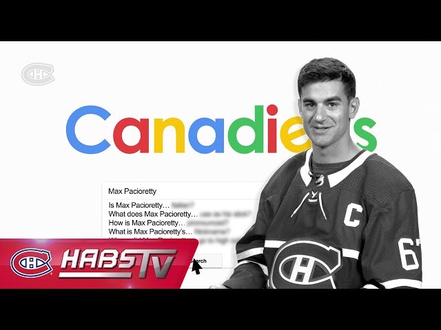 Max Pacioretty answers the Internet's most searched questions