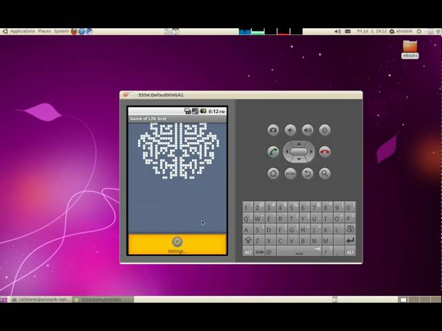 Google Android Game of Life tutorial screen cast