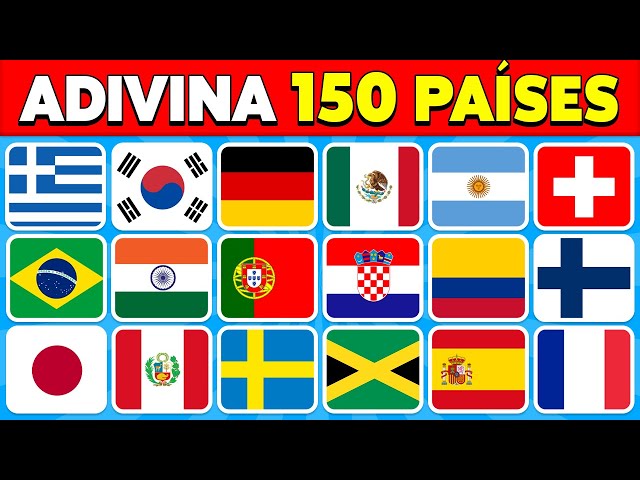Adivina 150 Banderas en 3 Segundos 🌎🤔⏰ Quiz de Países | Cultura General Geografía