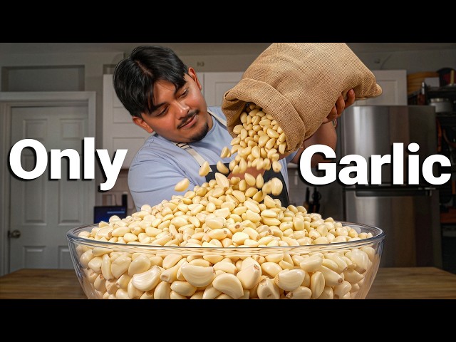 I Bought a Giant Bag of Garlic and Ate It All!