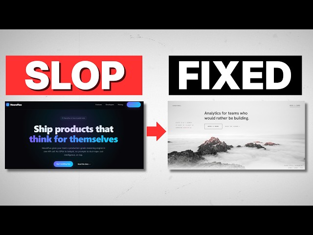 3 Ways To Fix Claude Code's #1 Web Design Problem