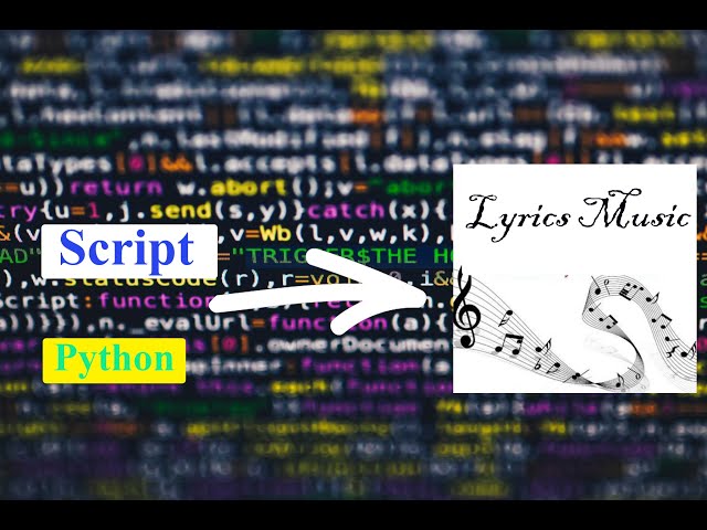 Un Script Python pour avoir tout les Lyrics Musique du Monde