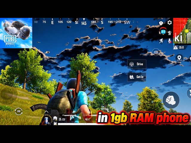 PUBG Mobile Flash/Light in 1gb Ram Phone|PUBGM Flash Gameplay 