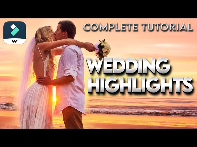 Tutorial completo de edición de momentos destacados de la boda - Filmora 12