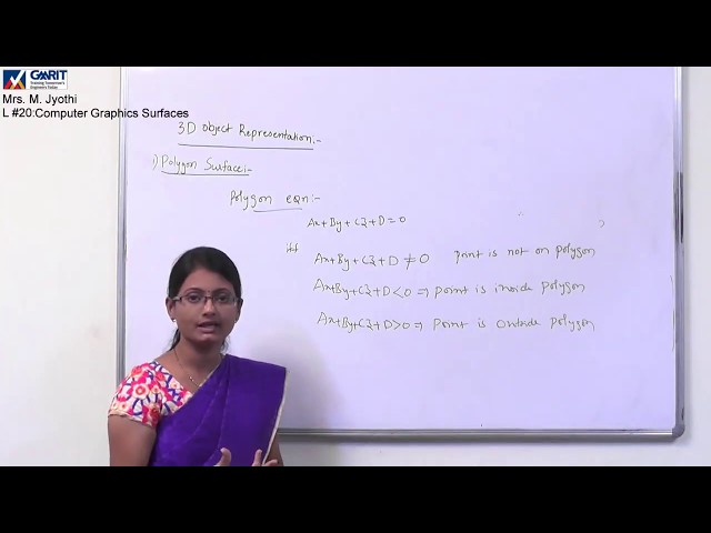 Computer Graphics: Lecture #20: 3D Object Representation