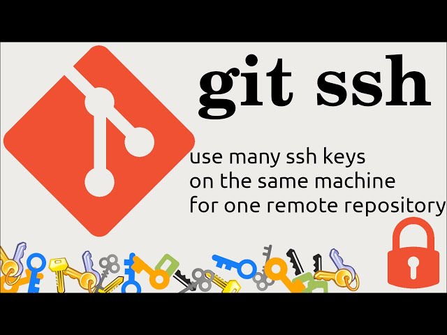 Authenticate with SSH keys to many repositories | Git tutorial