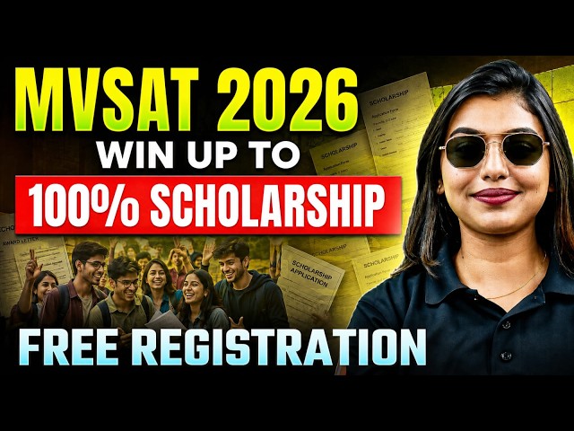 MVSAT 2026 Official Launch! 🔥 Vedantu Scholarship Test & Complete Admission Guide | Gopika Mam