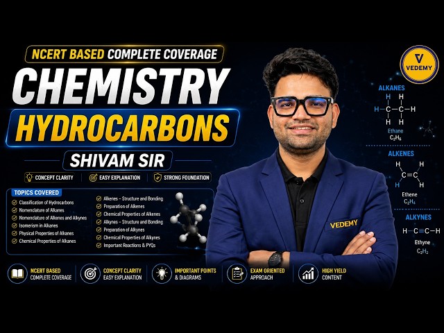HYDROCARBONS l Part 2 | Chemistryl  Class 11th lShivam Chaubey  |NCERT Mahakatha Series|