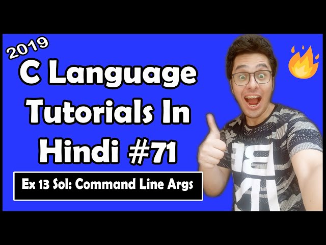 [Solved] Command Line Calculator In C Ex.13 : C Tutorial In Hindi #71