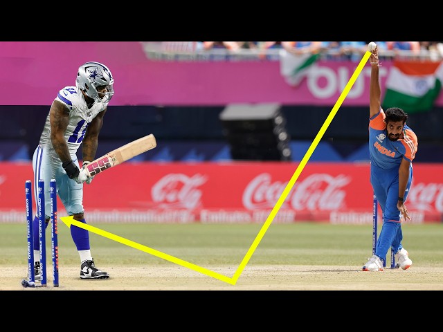 Team India Cricket Star @JaspritBumrah1993 Teaches NFL Star Micah Parsons How to Play Cricket