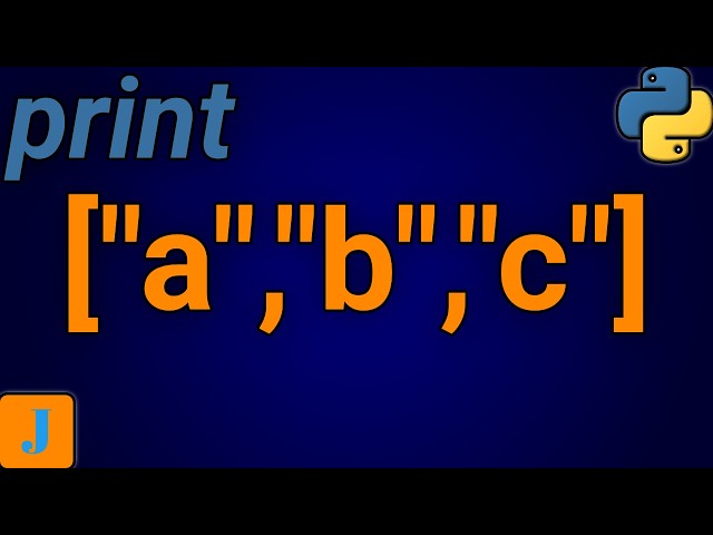 How To Print A List Of Strings In Python