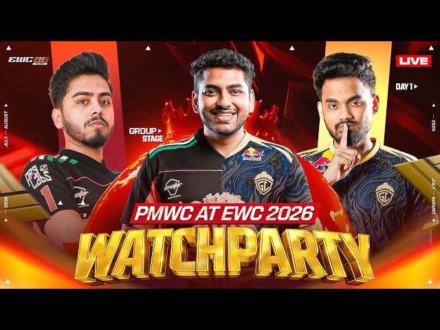 PMWC at EWC 26 Group Stage Day 2 | GROUP A | WATCHPARTY WITH AMAN