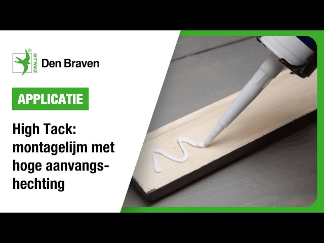 High Tack: krachtige constructielijm en montagelijm | Bouwmaterialen verlijmen | Bostik Benelux