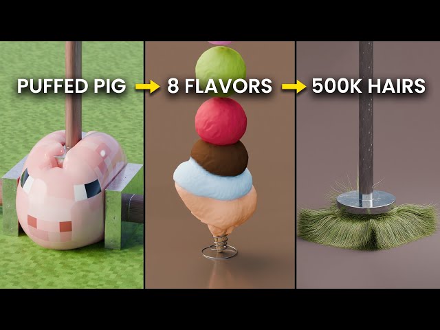 8 Minutes of Satisfying Physics in Blender