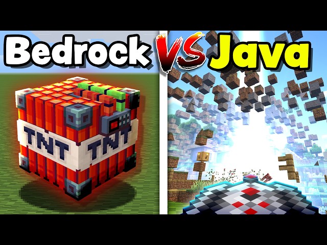 Java vs Bedrock Minecraft Mods is Actually Unfair