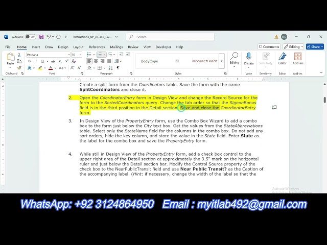 New Perspectives Access 365 | Module 6: End of Module Project 1 | Travelers