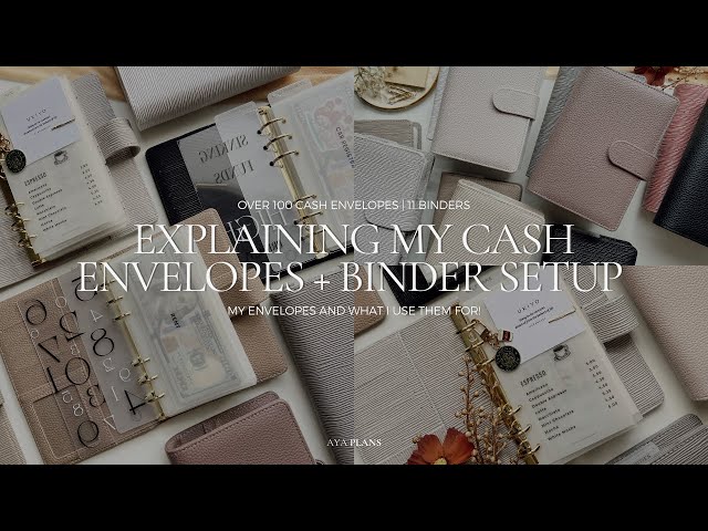 Explaining My ENTIRE Cash Envelope and Binder Setup! Over 100 Envelopes! + 11 Binders