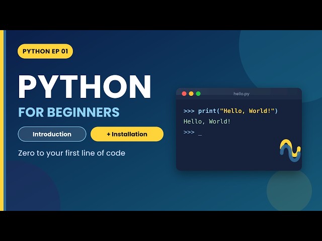 Python Tutorial for Beginners | Introduction & Installation | Python Series #1