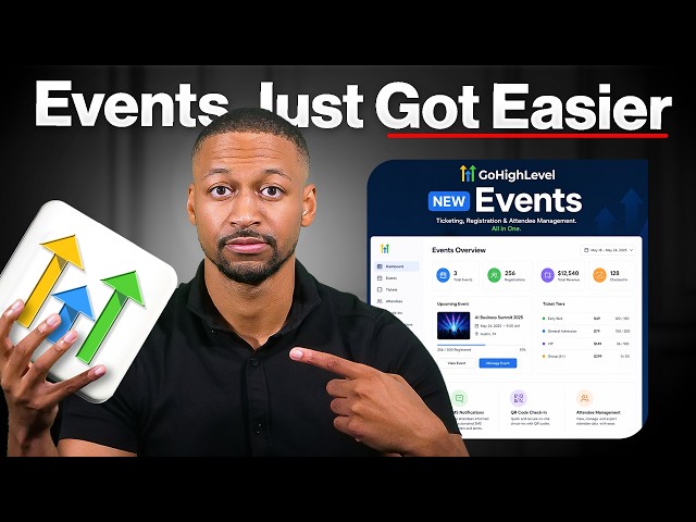 BREAKING: GoHighLevel Just Launched NEW Events Feature (Full Tutorial)