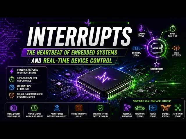 Interrupts | The Heartbeat of Embedded Systems and Real-Time Device Control | Uplatz