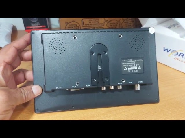 Worldtech 9.5 Hdmi VGA AV  LED Tv   Model  WT 988  DASHBOARD MONITOR | Available on IndiaMART