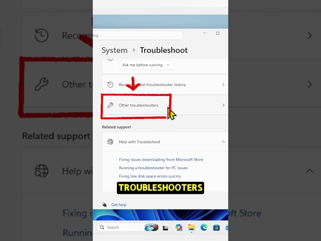 Your Windows PC has built-in troubleshooters that can help find common problems! #Windows11 #Windows