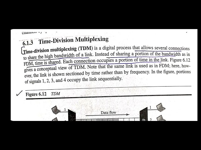 DC - TIME DIVISION MULTIPLEXING (TDM)