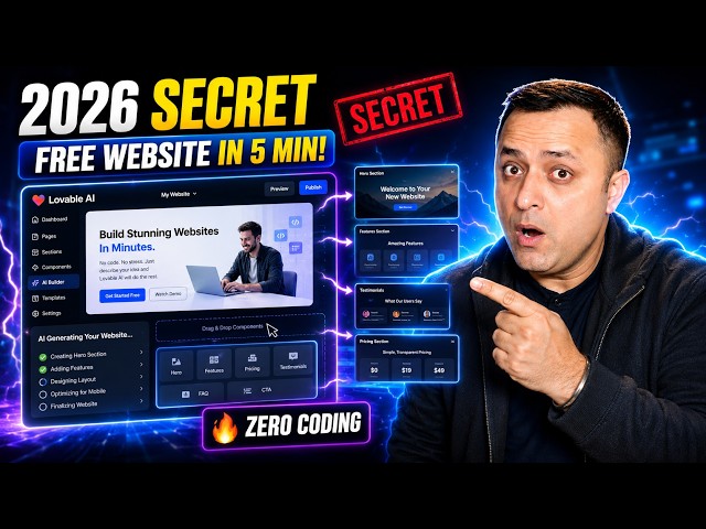 This AI builds entire websites in seconds!