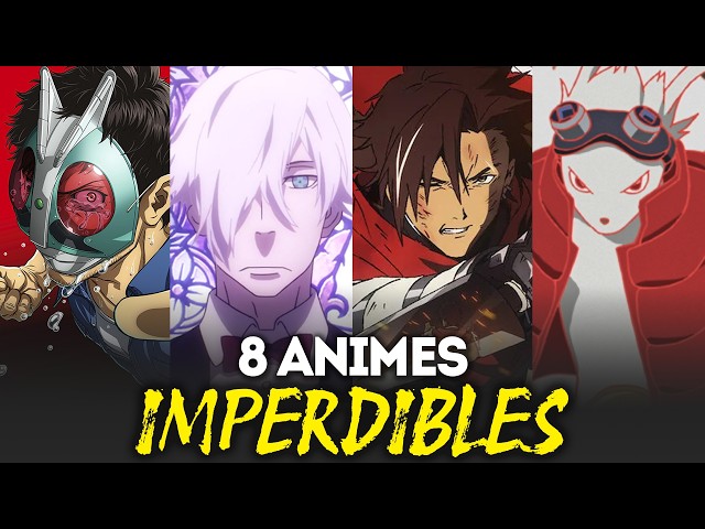 8 animes BRUTALES que TIENES que ver YA🔥