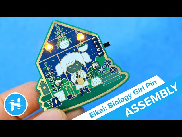 Assembling Elkei's "Biology Girl" Soldering Kit // Tech Highlight