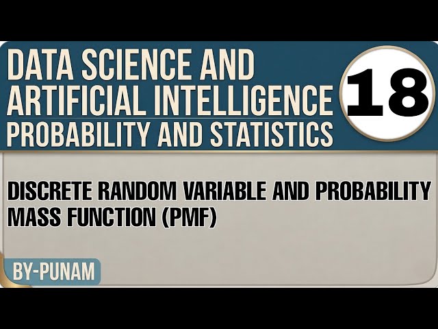 Discrete Random Variable and Probability Mass Function (PMF) | ONE SHOT VIDEO | Statistics by Pun...