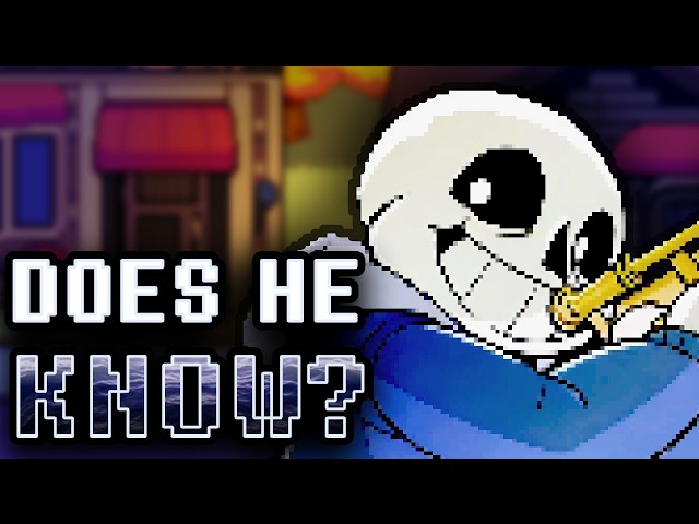 What is Sans HIDING in DELTARUNE? (Analysis/Theory)