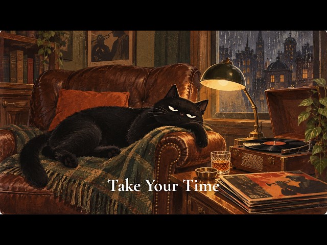 Smoke Between Words – Slow, Cozy Noir Jazz for Peaceful Evenings