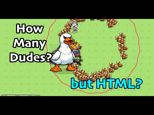 Porting "How Many Dudes?" to HTML5 Canvas (Round 20 is IMPOSSIBLE!) - Mobile Gameplay