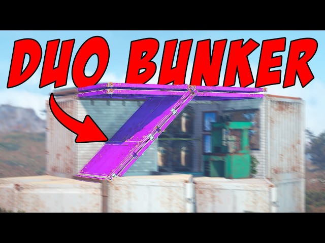 *NEW*  2X2 SOLO/DUO Bunker 30+ Rockets - Cozy&Compact / Rust Base Design