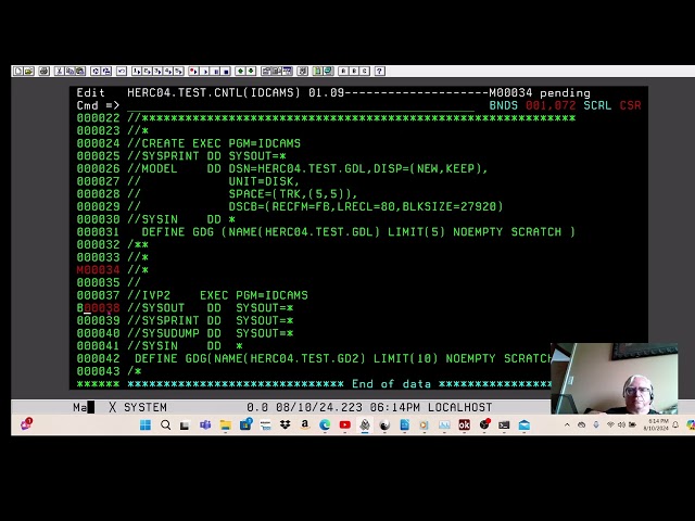 Mainframe ISPF Editor