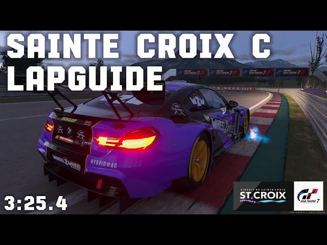 GT7 - Sainte Croix C Lap guide - BMW M6 Gr3