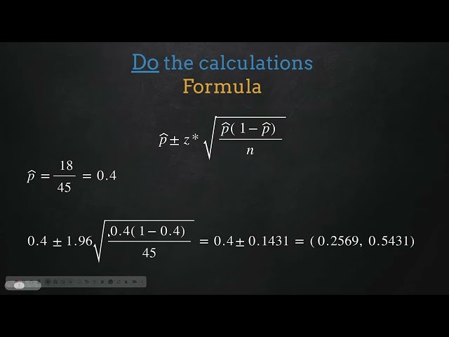 Video 2-5  - One Prop Z Interval