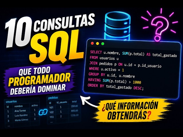 10 SQL QUERIES EVERY PROGRAMMER MUST MASTER