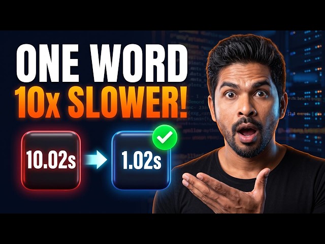 One Word Made My FastAPI 10x Slower (async def vs def)