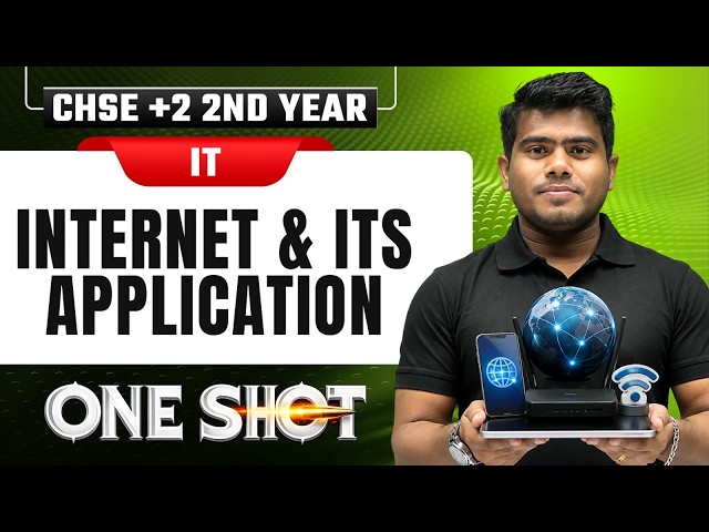 Internet and Its Applications in One Shot 🌐 | IT | CHSE +2 2nd Year | Class 12 in Odia LIVE