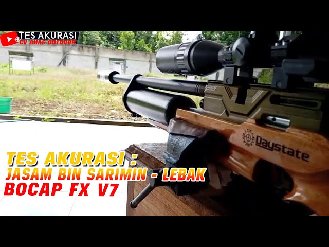 Accuracy Test of the Bocap FX V7 Air Rifle Ordered by Boss Jasam Bin Sarimin, Lebanese