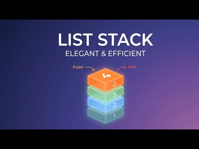 List-Stack Implementation in Java 💻📚
