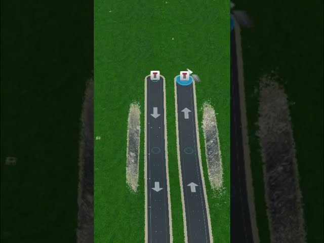 BEST Cities Skylines Highway entrance and Exit ( Vanilla) #shorts