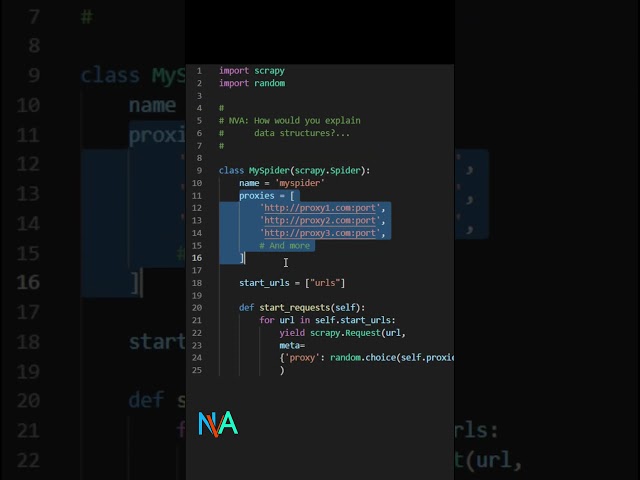 🔥😲 DON'T GET BLOCKED 🔥😲 use rotating proxies in scrapy | web scraping #python #webscraping #shorts