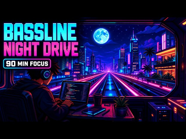 90 MIN FOCUS MODE — Powerful Lofi House & Bassline Mix for Productivity